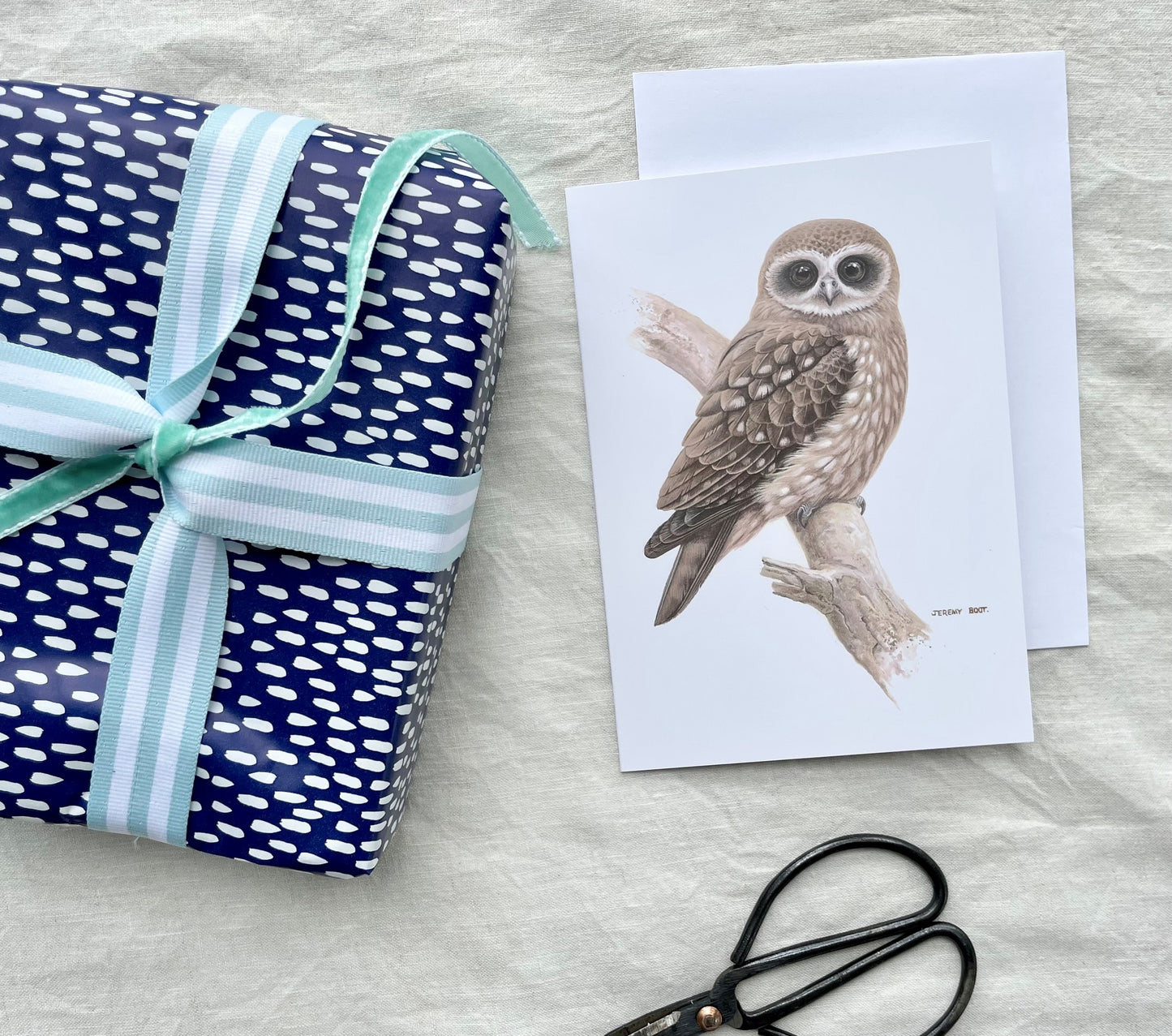 Blank Card - Boobook Owl