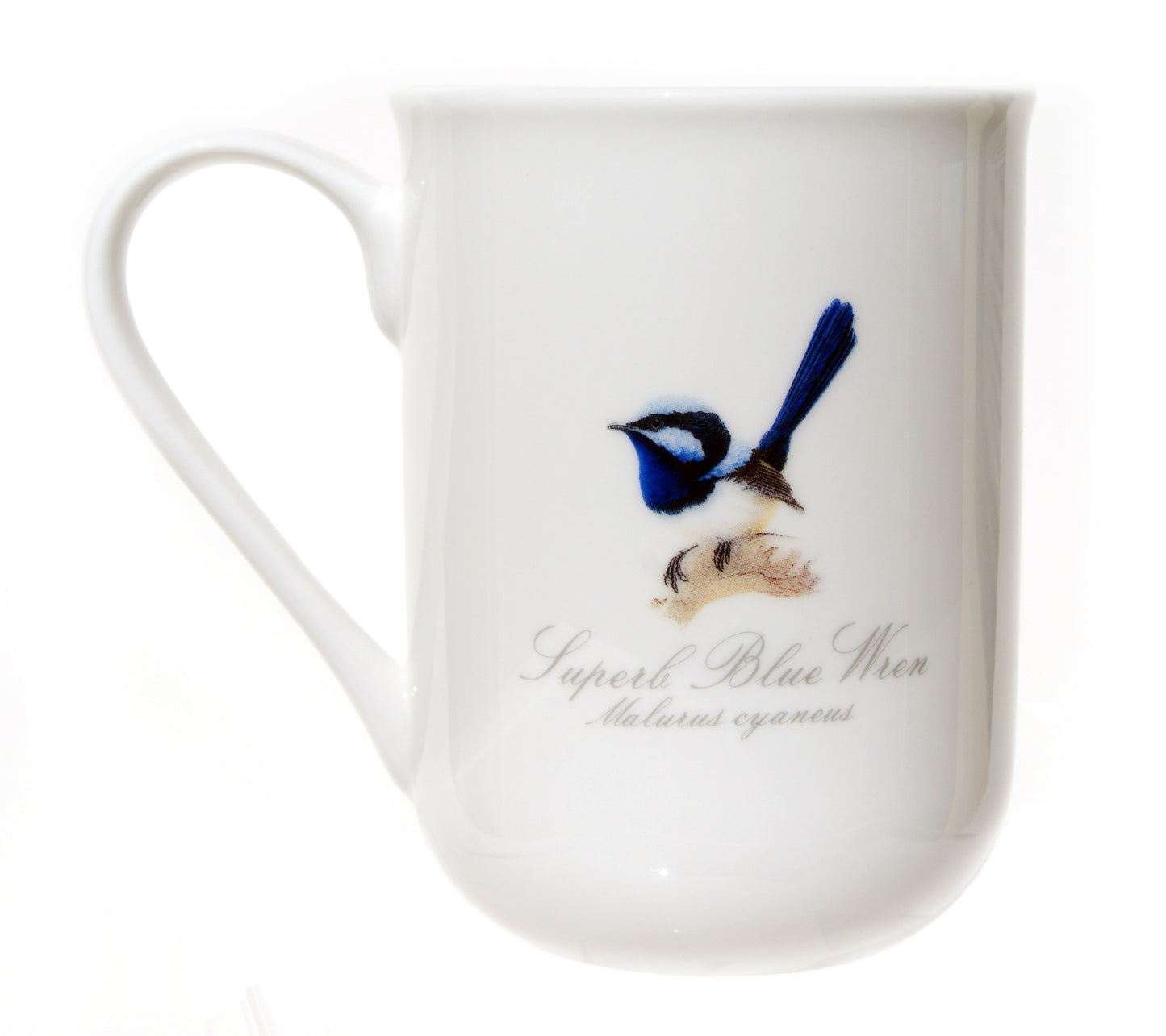 Fine Bone China Cups - Blue Wren
