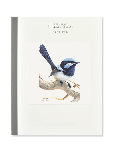 Note pad - Blue Wren