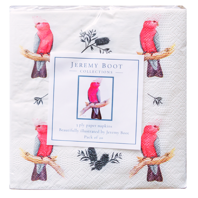 Paper Napkins - Galah (Pack of 20)