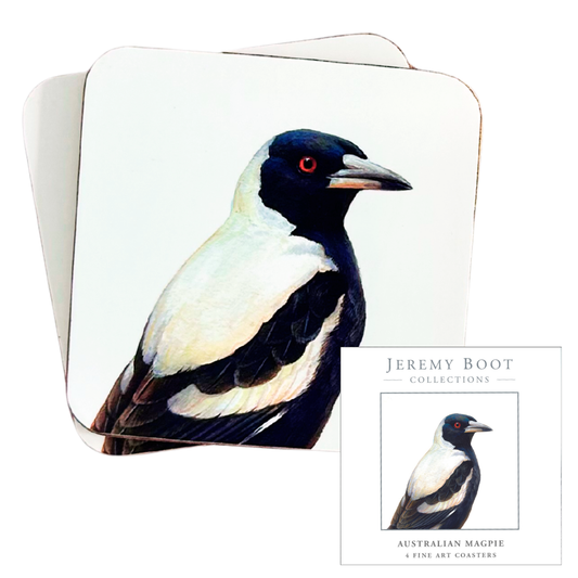 Magpie Coasters (set of 4)