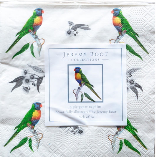 Paper Napkins - Rainbow Lorikeet (Pack of 20)