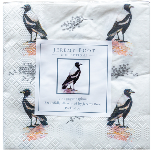 Paper Napkins - Magpie (Pack of 20)
