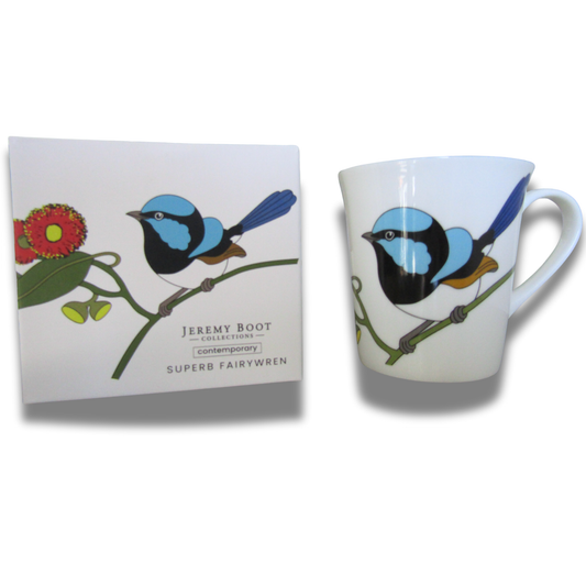 Fine Bone China Cups - Superb Fairywren