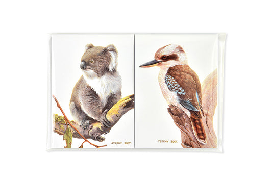 Purse Pad Pair - Koala & Kookaburra